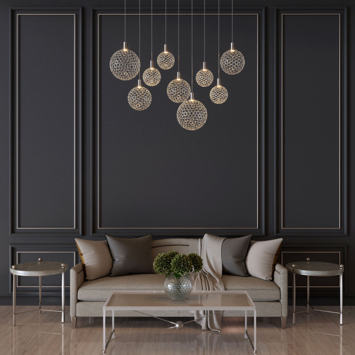 Подвесной светильник Gemini 90353/9 хром Eurosvet