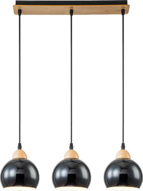 Подвесной светильник Solo 10178/3S Black Escada