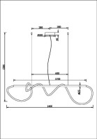 Подвесной светильник Tau MOD146PL-L30B3K Maytoni