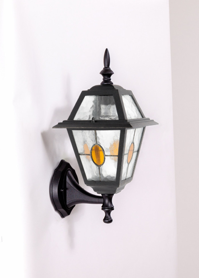 Настенный фонарь уличный FARO lead GLASS 91101/04 lgY Bl Oasis Light