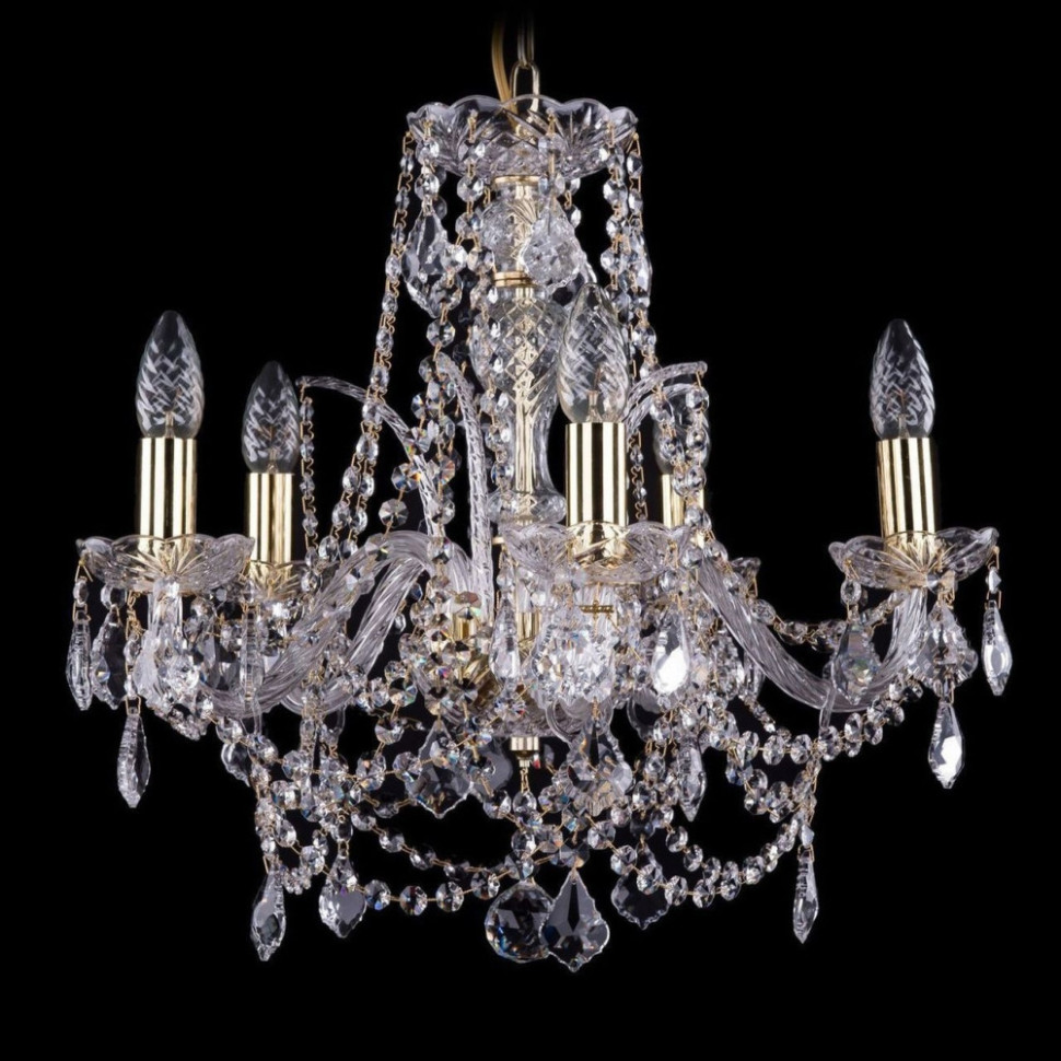 Подвесная люстра 1411 1411/5/160 G Leafs Bohemia