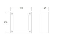 Настенный светильник уличный  W91480 S Oasis Light