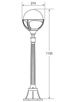 Наземный фонарь  88107 Bl Oasis Light
