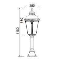 Наземный фонарь  79754L Bl Oasis Light