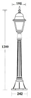 Наземный фонарь  79907M Bl Oasis Light