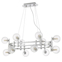 Подвесная люстра Crystal Lux Luxury SP12L Chrome Подвесная люстра Crystal Lux Luxury SP12L Chrome