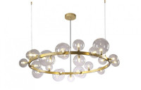 Подвесная люстра Crystal Lux Agata SP24 V2 Gold/Transparente Подвесная люстра Crystal Lux Agata SP24 V2 Gold/Transparente