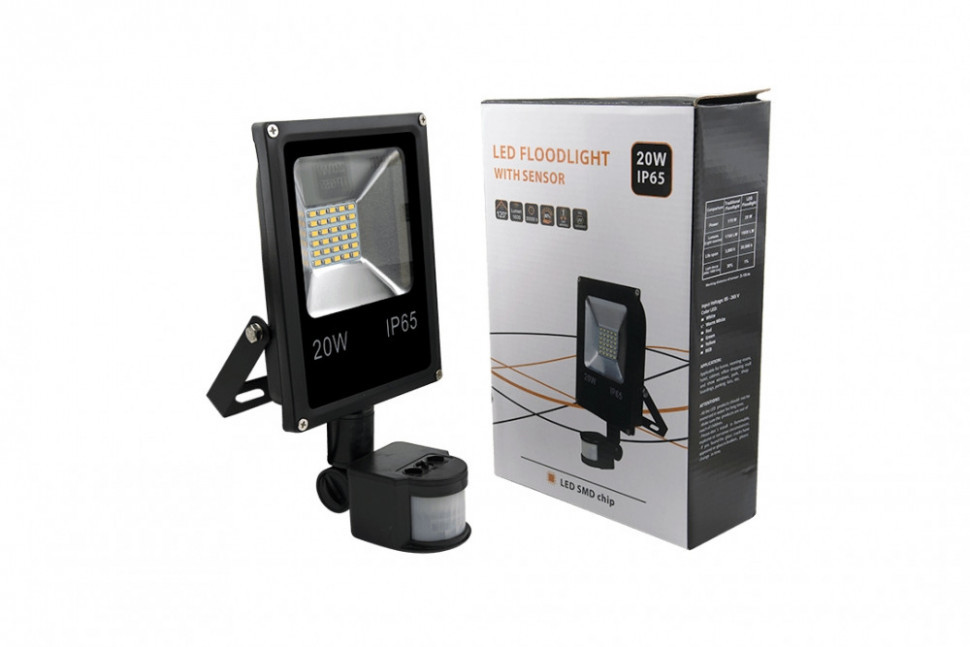 Прожектор уличный FL-SMD-20-WW-S SWG