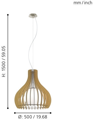 Подвесной светильник Tindori 96214 Eglo