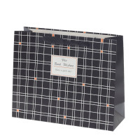 Пакет подарочный M (бумага 230г/м2, блок микс 12шт), L32 W11 H26 см, 4в.