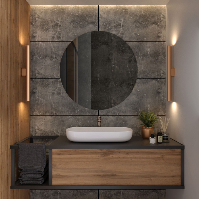 Настенный светильник Langer 40124/LED матовое золото Elektrostandard