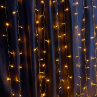 Уличная светодиодная гирлянда Feron Занавес 230V желтый без мерцания CL24 41629 Уличная светодиодная гирлянда Feron Занавес 230V желтый без мерцания CL24 41629