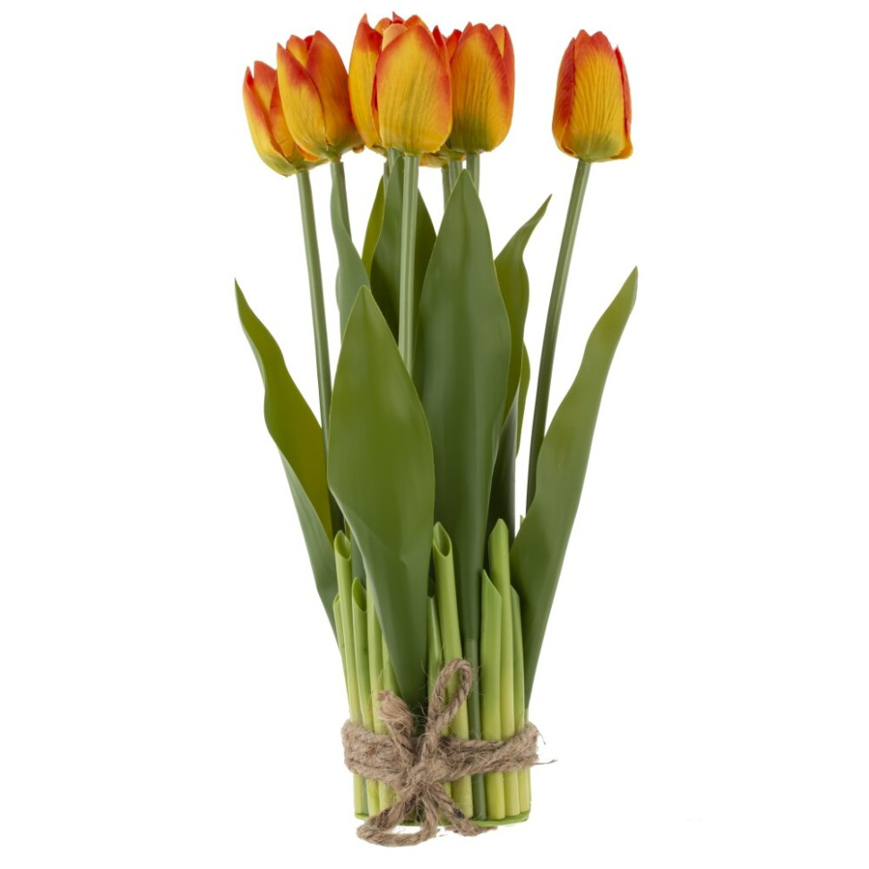Цветочная композиция "Тюльпан", L11 W11 H28 см