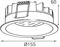 Точечный светильник IT06 IT06-6013 white 4000K Italline