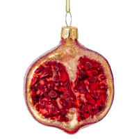 Украшение новогоднее "Гранат", L6 W4 H7 см, 2в.