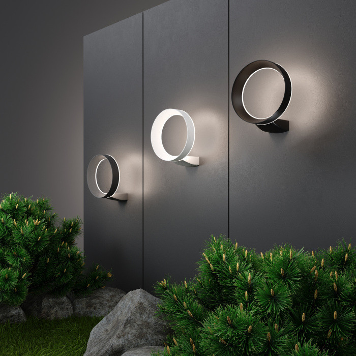 Архитектурная подсветка Ring 1710 TECHNO LED серый Elektrostandard