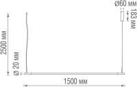 Подвесной светильник Supreme DL20591S150NW30Brass Donolux Подвесной светильник Supreme DL20591S150NW30Brass Donolux