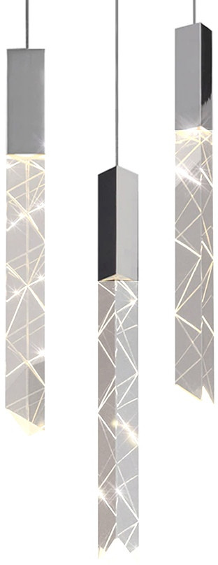 Подвесной светильник Trinity OM8201013-3 chrome DeLight Collection