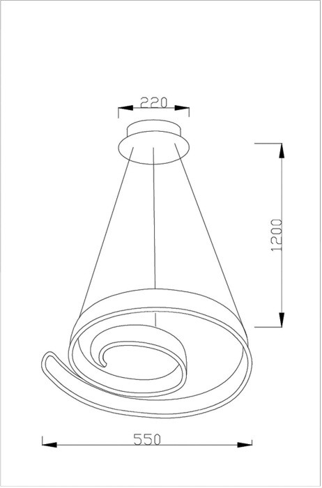 Подвесной светильник Judo V1951-PL Moderli