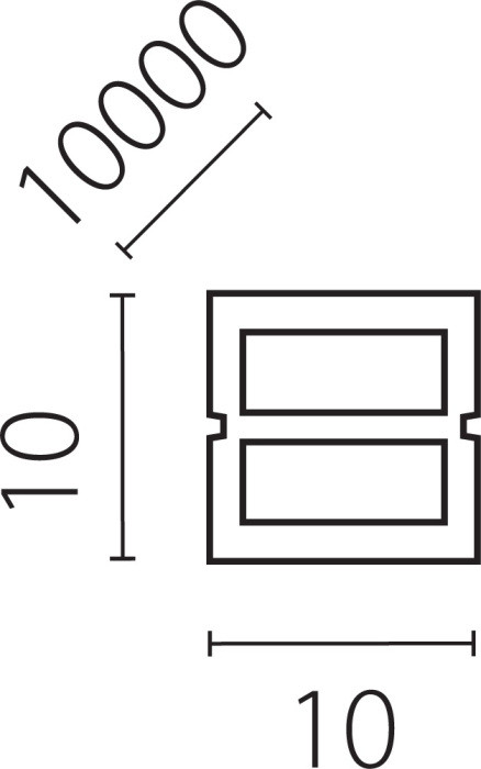 Профиль для светодиодной ленты Profiled 441010 Lightstar