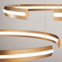 Подвесной светильник Gap 90180/3 золото Eurosvet