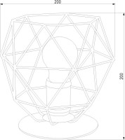 Интерьерная настольная лампа Galaxy 3061 Galaxy TK Lighting