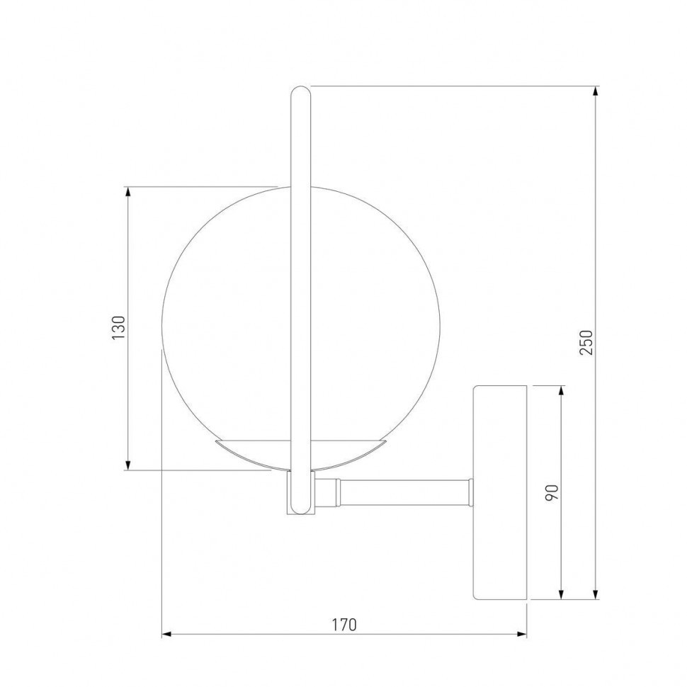 Бра Eurosvet Ringo 50289 золото