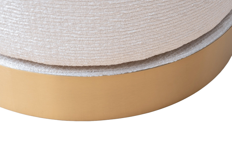 Кресло Napoli вращающееся бежевая рогожка