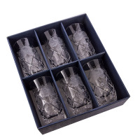 Набор стаканов 300мл.6шт."Роза"