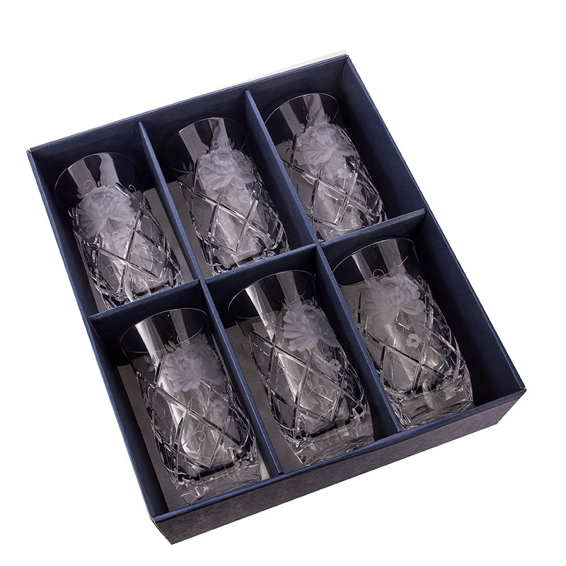 Набор стаканов 300мл.6шт."Роза"