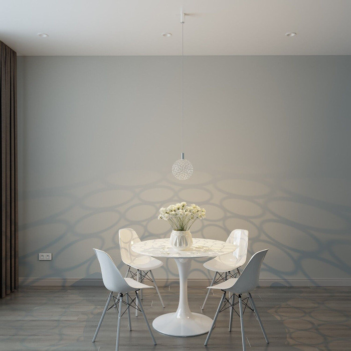 Подвесной светильник Gemini 90353/1 хром Eurosvet