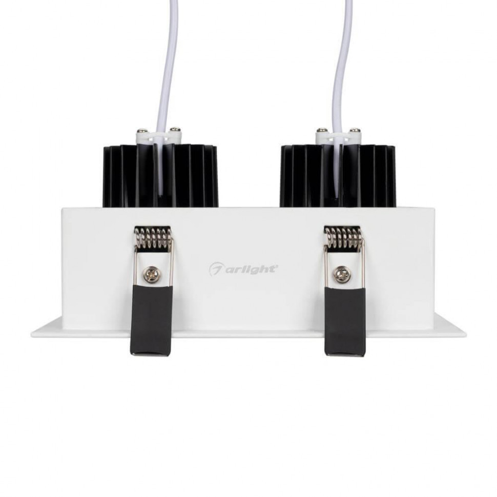 Встраиваемый светодиодный светильник Arlight CL-Kardan-S180x102-2x9W White 024128