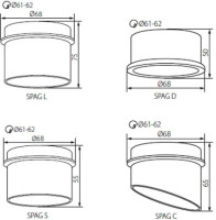 Точечный светильник SPAG 27322 Kanlux