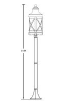 Наземный фонарь  84806 Gb Oasis Light