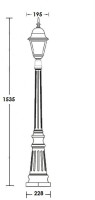 Наземный фонарь  79911M Bl Oasis Light