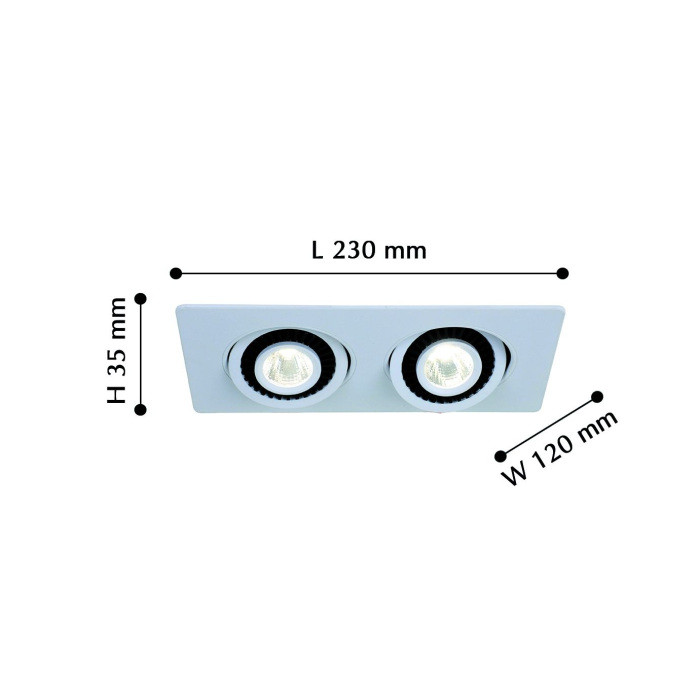 Точечный светильник Cardine 2417-2U Favourite
