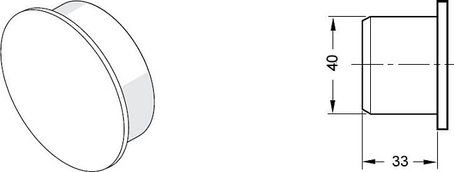 Заглушка Rehau Raupiano Plus 40