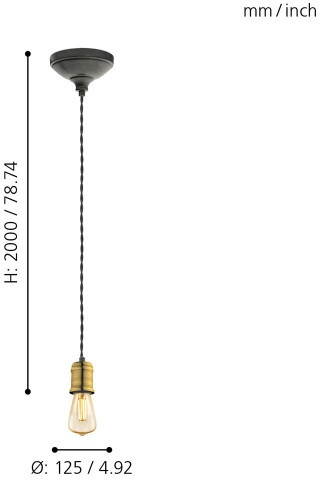Подвесной светильник Yorth 32537 Eglo