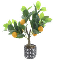 Дерево искусственное "Лимон", L30 W20 H42 см