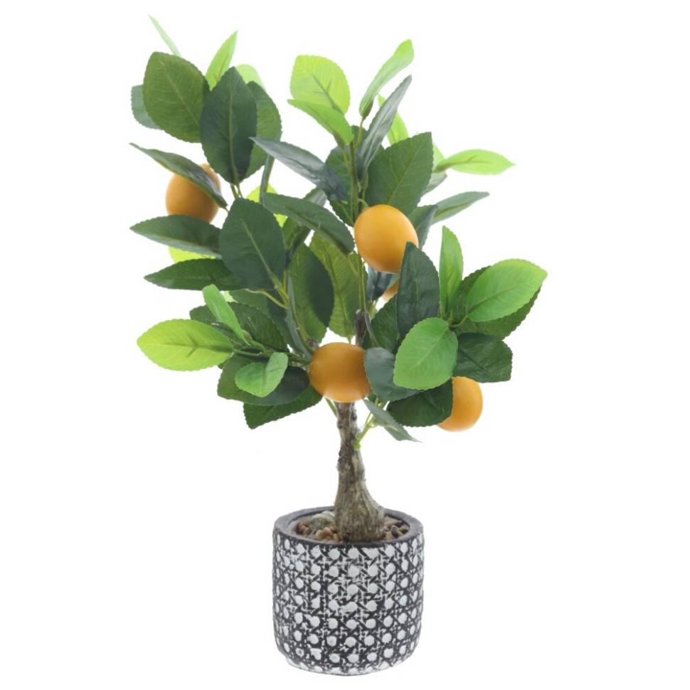 Дерево искусственное "Лимон", L30 W20 H42 см