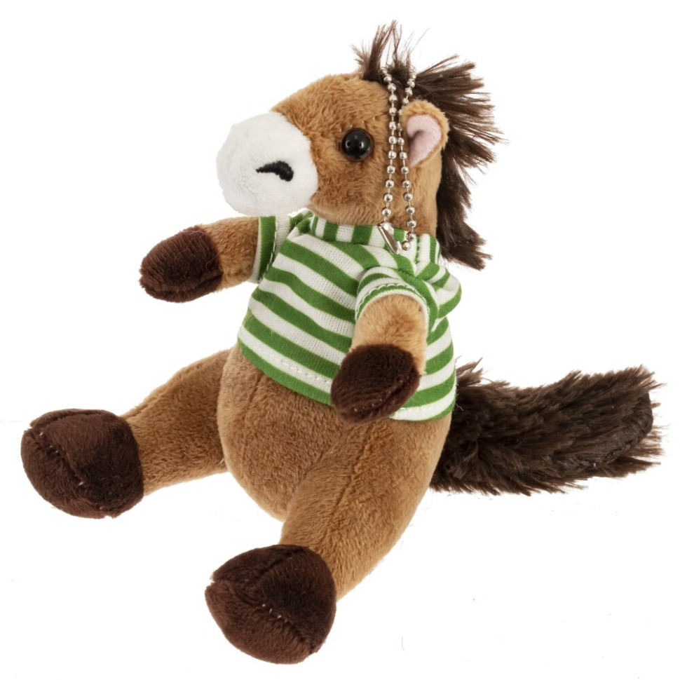 Игрушка набивная "Лошадка", с цепочкой, L11 W16 H12 см, 2в.