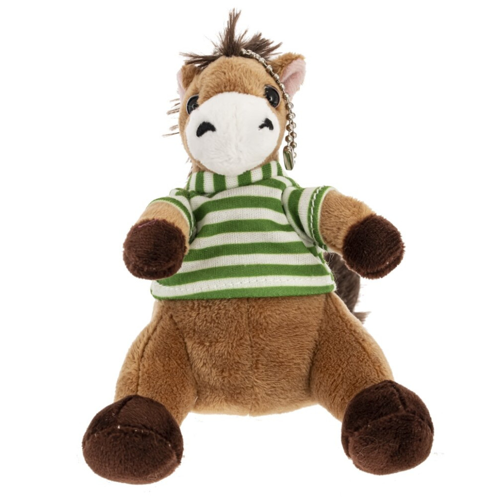 Игрушка набивная "Лошадка", с цепочкой, L11 W16 H12 см, 2в.