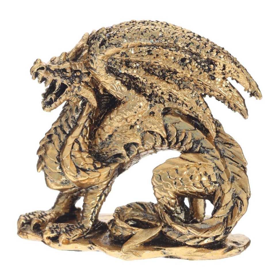 Фигурка декоративная "Дракон", L8 W4 H6,5 см, 4в.