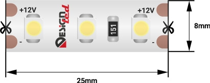 Светодиодная лента LUX DSG3120-12-WW-65 DesignLed