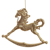 Украшение новогоднее "Лошадка", L14,5 W1 H12 см