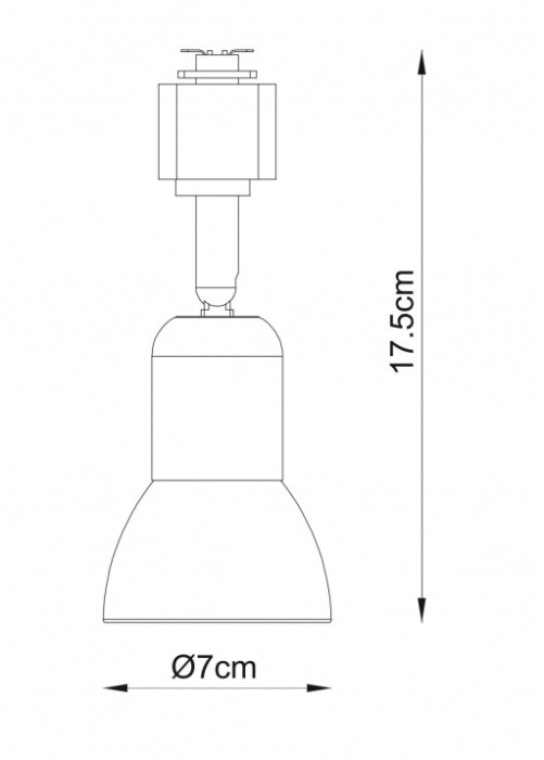 Трековый светильник Gala A3156PL-1WH Arte Lamp