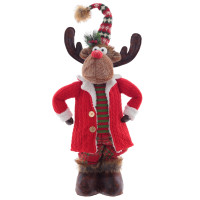 Игрушка набивная "Олень" (телескоп ноги), L29 W17 H98/48 см, 2в.