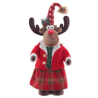 Игрушка набивная "Олень" (телескоп ноги), L29 W17 H98/48 см, 2в.