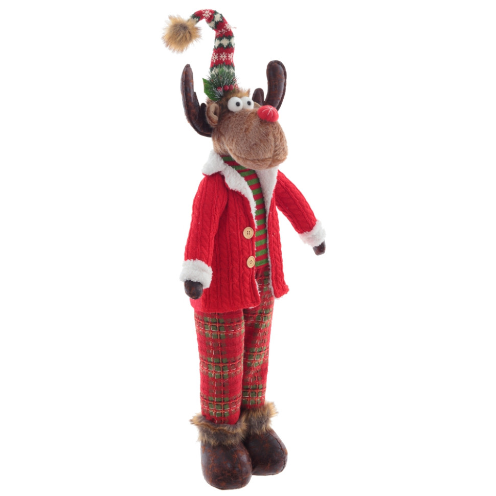 Игрушка набивная "Олень" (телескоп ноги), L29 W17 H98/48 см, 2в.