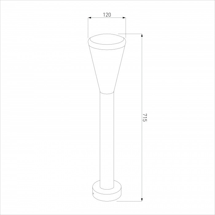 Наземный светильник Cone 1417 TECHNO Elektrostandard